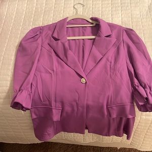 Purple blazer
